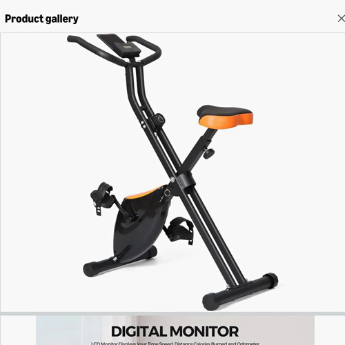 Foldaway upright exercise - upright,