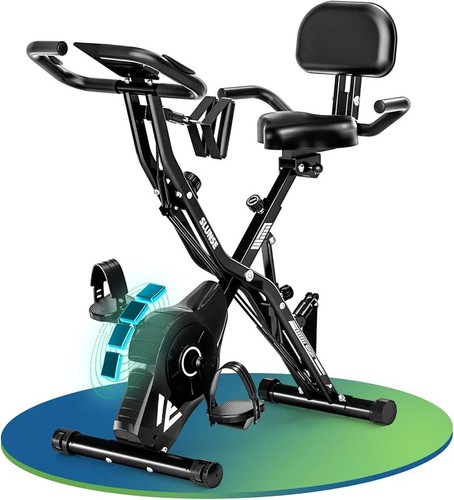 Folding exercise bike - 5-in-1,