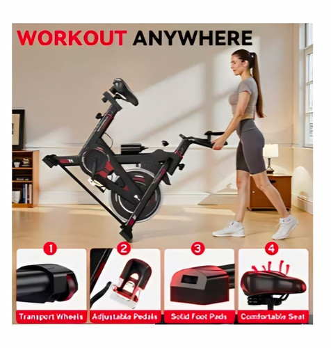 Upright folding exercise - exercise, bike