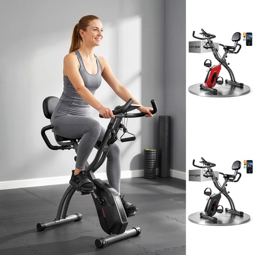 Folding exercise bike - 3-in-1,