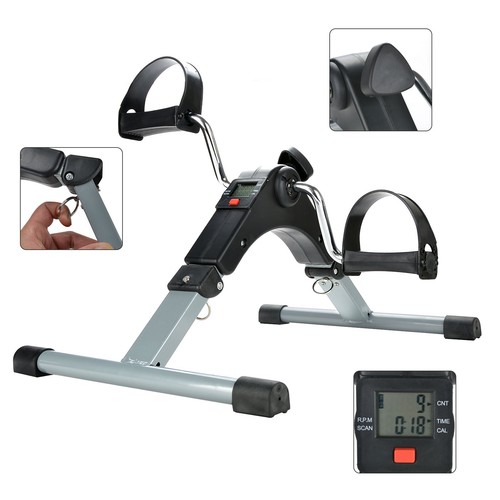 Folding pedal exerciser - folding, mini