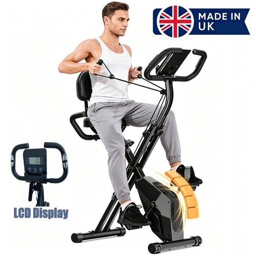 Lcd exercise bike - exercise,