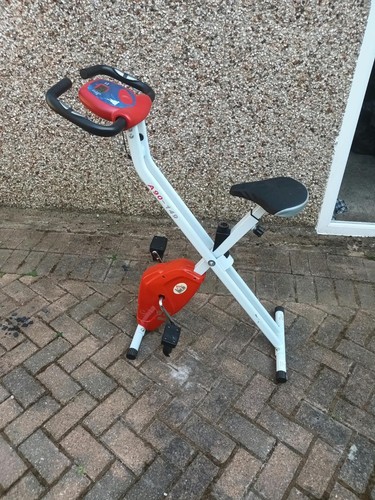 Folding exercise bike - bike, used